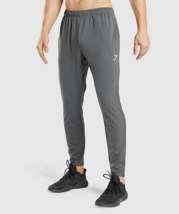 Panske Joggers Gymshark Arrival Knit Siva Siva | RV5710269